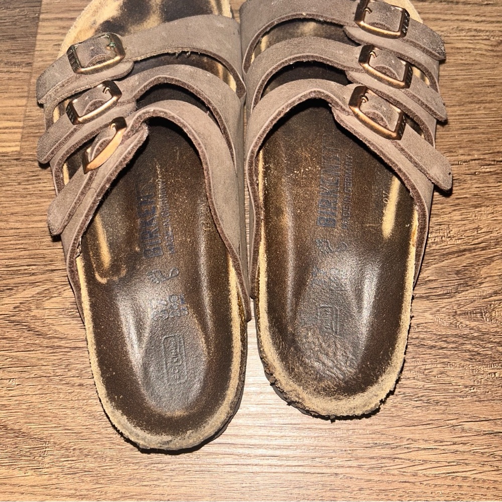 Birkenstock Dark Brown Multi-Strap Sandals - Picture 2 of 4